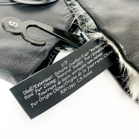 Fownes Leather Fur Lined Gloves Size Small - Picture 13 of 16